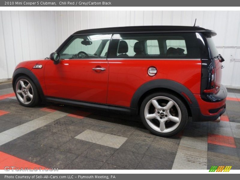 Chili Red / Grey/Carbon Black 2010 Mini Cooper S Clubman