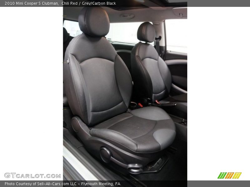 Chili Red / Grey/Carbon Black 2010 Mini Cooper S Clubman