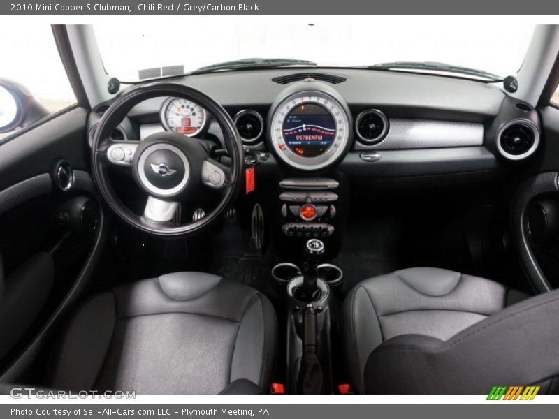 Chili Red / Grey/Carbon Black 2010 Mini Cooper S Clubman