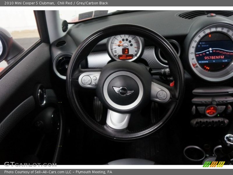 Chili Red / Grey/Carbon Black 2010 Mini Cooper S Clubman