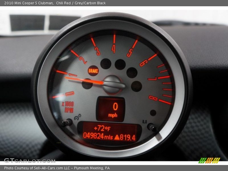Chili Red / Grey/Carbon Black 2010 Mini Cooper S Clubman