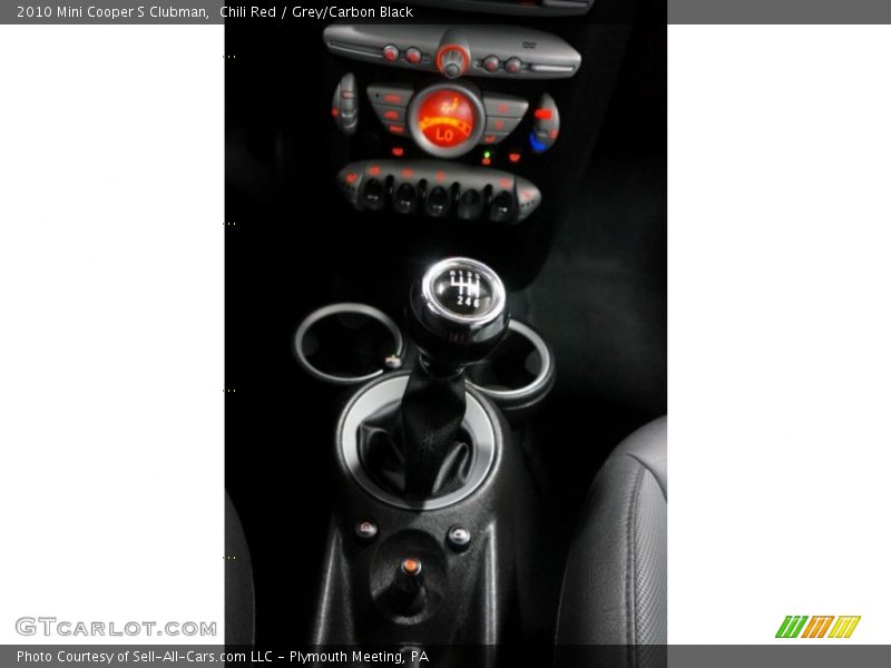 Chili Red / Grey/Carbon Black 2010 Mini Cooper S Clubman