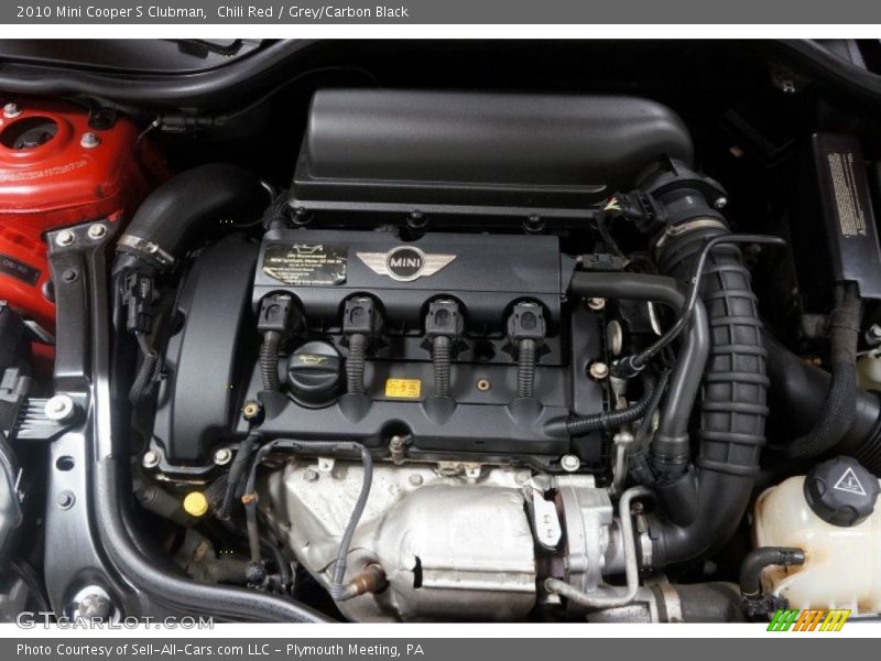 Chili Red / Grey/Carbon Black 2010 Mini Cooper S Clubman