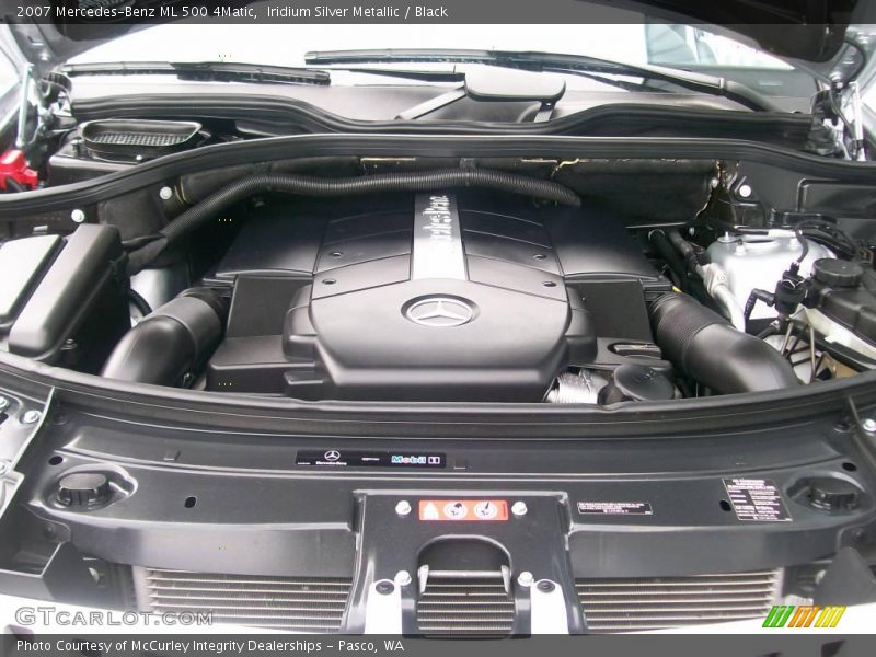 Iridium Silver Metallic / Black 2007 Mercedes-Benz ML 500 4Matic