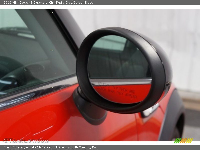 Chili Red / Grey/Carbon Black 2010 Mini Cooper S Clubman