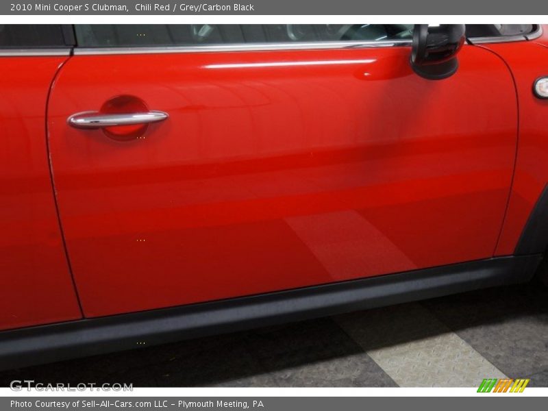 Chili Red / Grey/Carbon Black 2010 Mini Cooper S Clubman