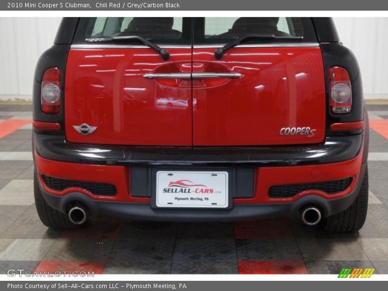 Chili Red / Grey/Carbon Black 2010 Mini Cooper S Clubman