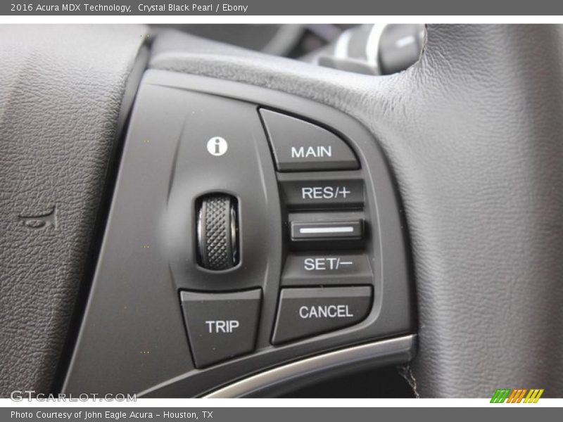 Crystal Black Pearl / Ebony 2016 Acura MDX Technology