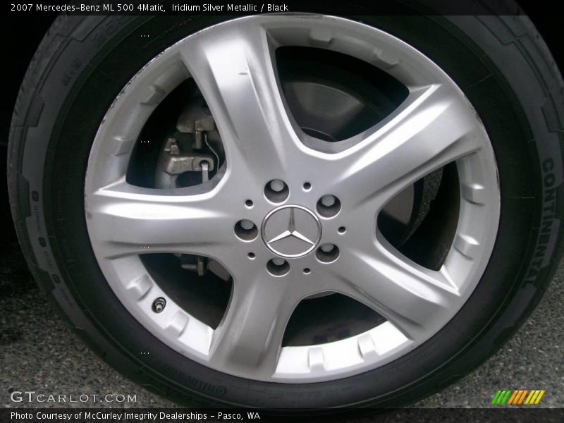 Iridium Silver Metallic / Black 2007 Mercedes-Benz ML 500 4Matic