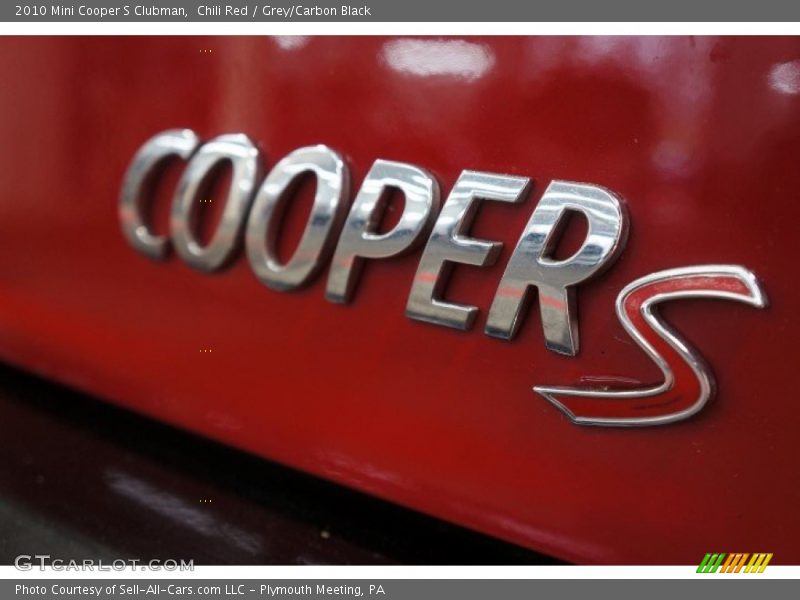 Chili Red / Grey/Carbon Black 2010 Mini Cooper S Clubman