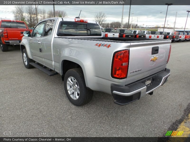 Silver Ice Metallic / Jet Black/Dark Ash 2016 Chevrolet Colorado LT Extended Cab 4x4
