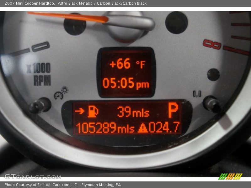 Astro Black Metallic / Carbon Black/Carbon Black 2007 Mini Cooper Hardtop