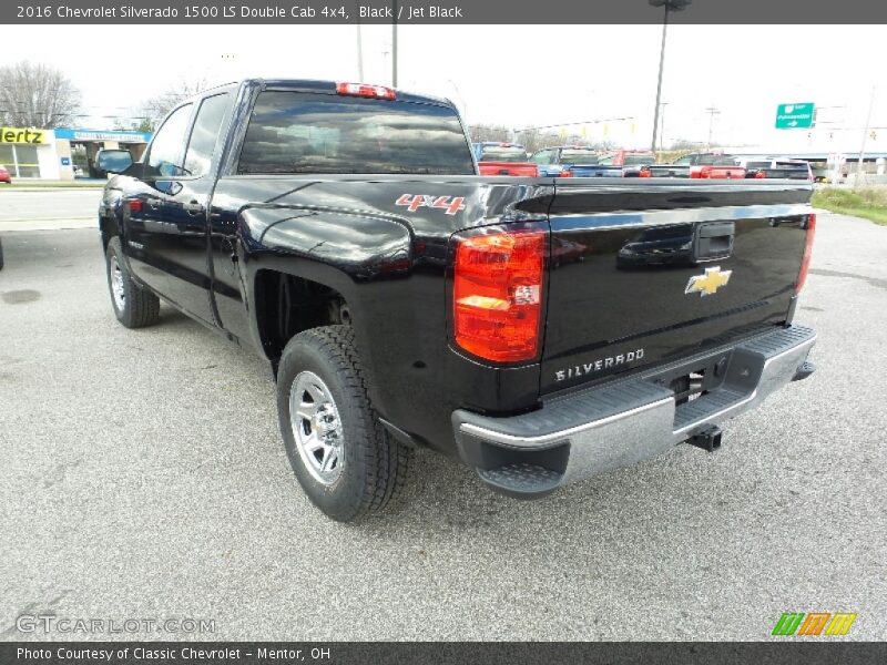 Black / Jet Black 2016 Chevrolet Silverado 1500 LS Double Cab 4x4