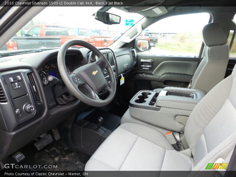 Black / Jet Black 2016 Chevrolet Silverado 1500 LS Double Cab 4x4