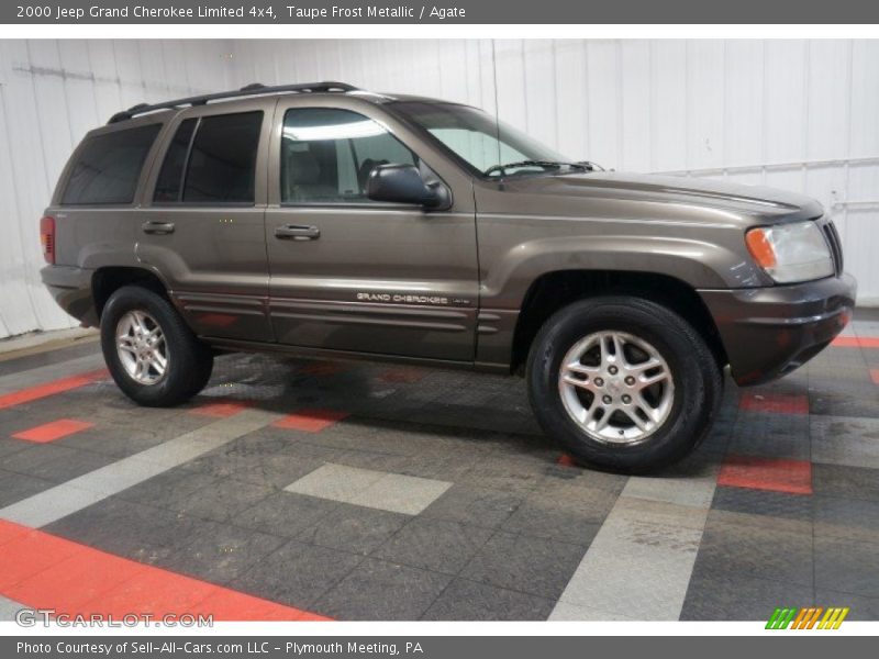 Taupe Frost Metallic / Agate 2000 Jeep Grand Cherokee Limited 4x4