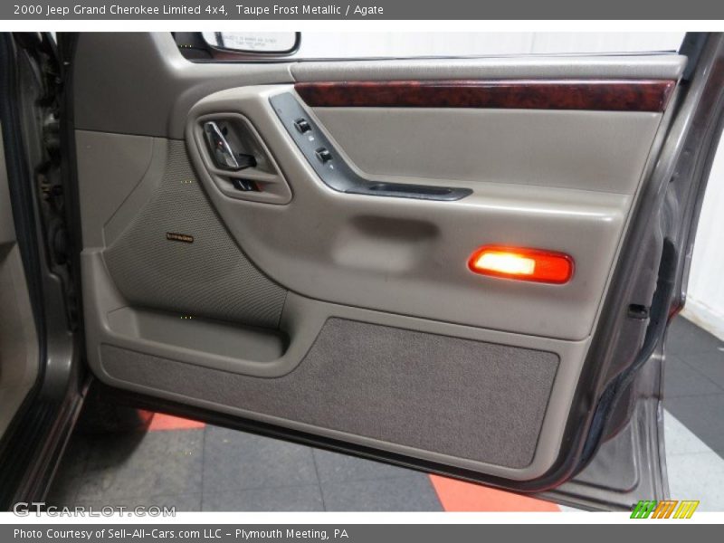 Taupe Frost Metallic / Agate 2000 Jeep Grand Cherokee Limited 4x4