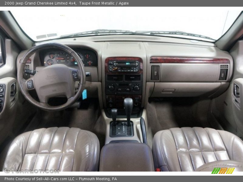 Taupe Frost Metallic / Agate 2000 Jeep Grand Cherokee Limited 4x4