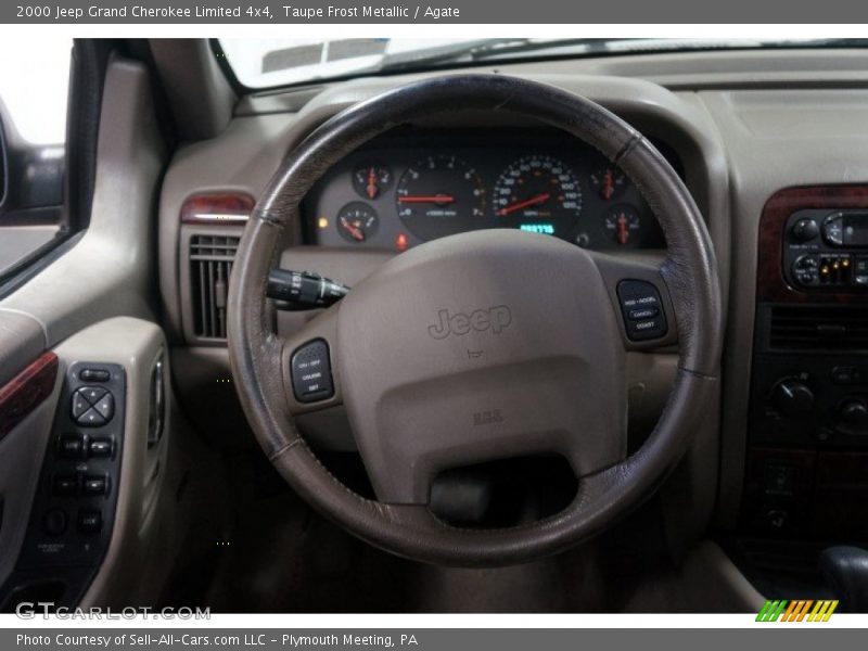 Taupe Frost Metallic / Agate 2000 Jeep Grand Cherokee Limited 4x4