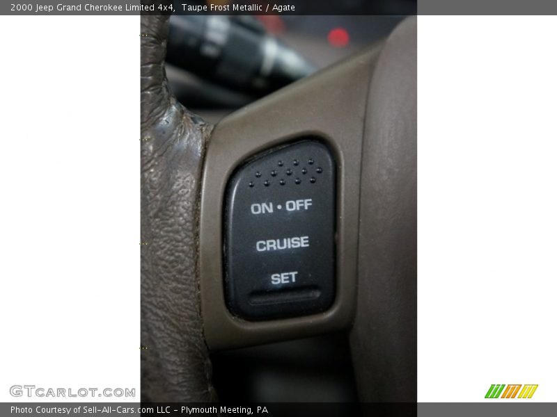 Taupe Frost Metallic / Agate 2000 Jeep Grand Cherokee Limited 4x4