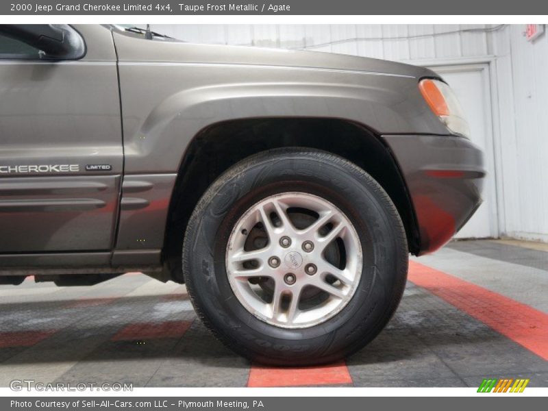 Taupe Frost Metallic / Agate 2000 Jeep Grand Cherokee Limited 4x4