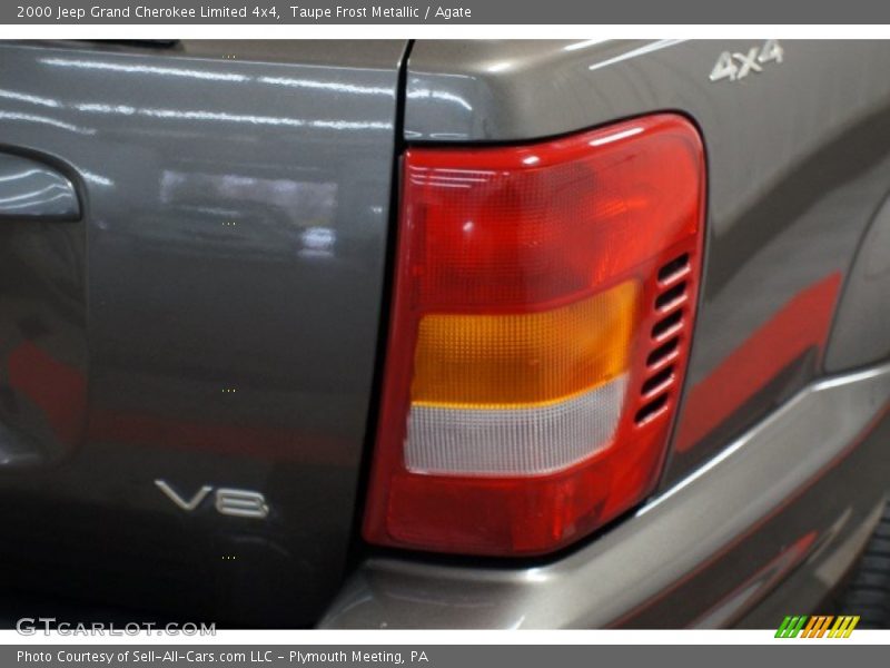 Taupe Frost Metallic / Agate 2000 Jeep Grand Cherokee Limited 4x4