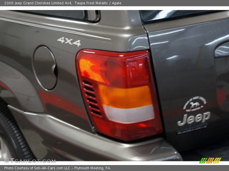Taupe Frost Metallic / Agate 2000 Jeep Grand Cherokee Limited 4x4