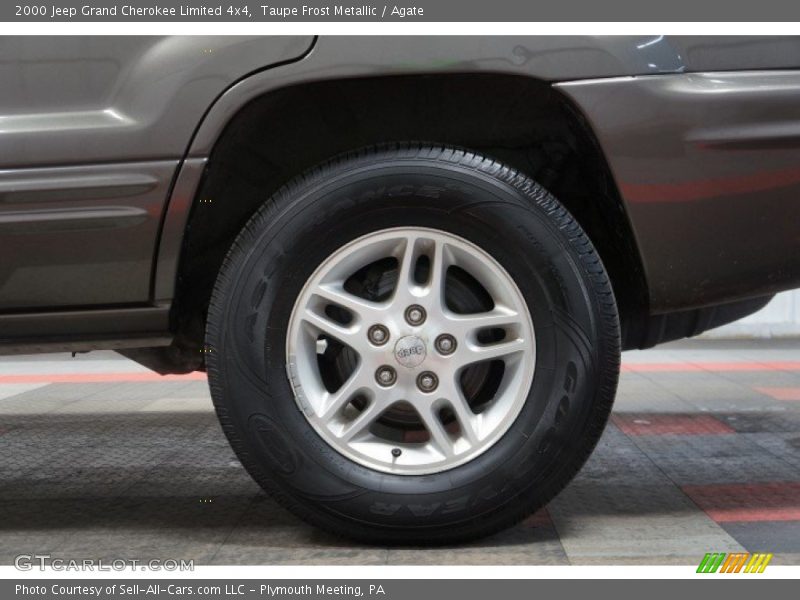 Taupe Frost Metallic / Agate 2000 Jeep Grand Cherokee Limited 4x4