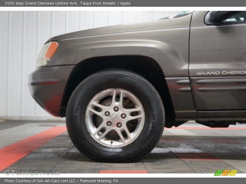 Taupe Frost Metallic / Agate 2000 Jeep Grand Cherokee Limited 4x4