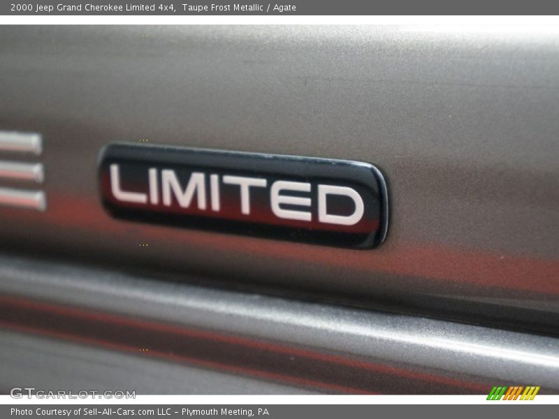 Taupe Frost Metallic / Agate 2000 Jeep Grand Cherokee Limited 4x4