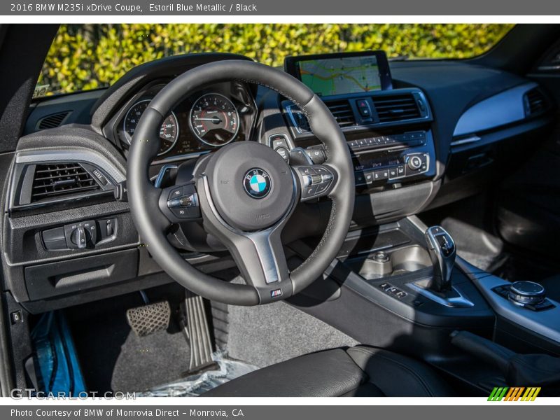 Estoril Blue Metallic / Black 2016 BMW M235i xDrive Coupe