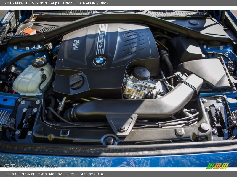 Estoril Blue Metallic / Black 2016 BMW M235i xDrive Coupe