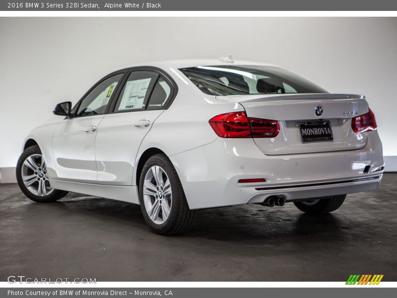 Alpine White / Black 2016 BMW 3 Series 328i Sedan