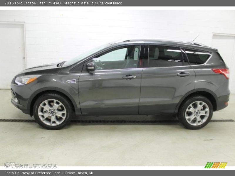 Magnetic Metallic / Charcoal Black 2016 Ford Escape Titanium 4WD