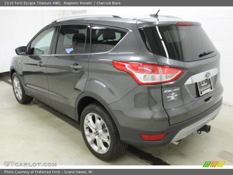 Magnetic Metallic / Charcoal Black 2016 Ford Escape Titanium 4WD