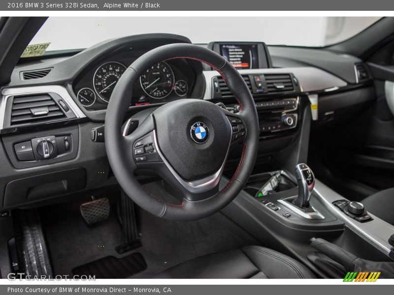 Alpine White / Black 2016 BMW 3 Series 328i Sedan