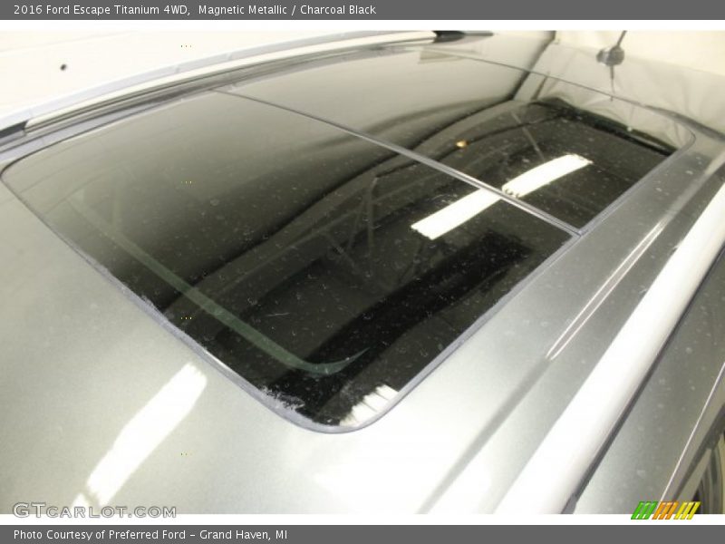 Magnetic Metallic / Charcoal Black 2016 Ford Escape Titanium 4WD