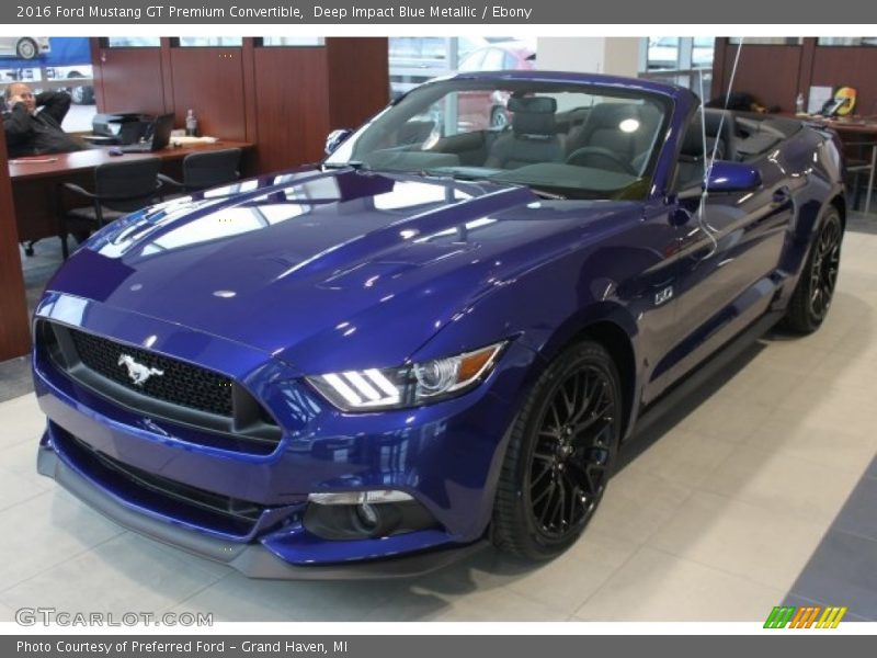 Front 3/4 View of 2016 Mustang GT Premium Convertible