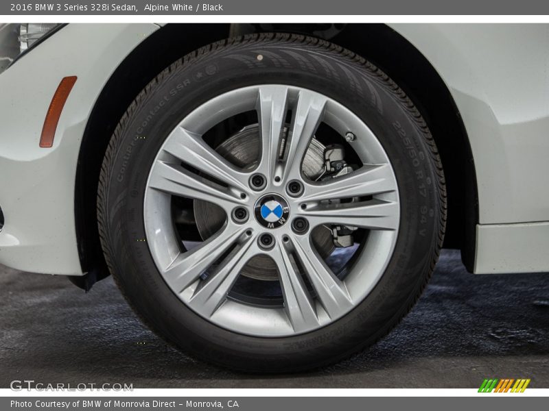 Alpine White / Black 2016 BMW 3 Series 328i Sedan