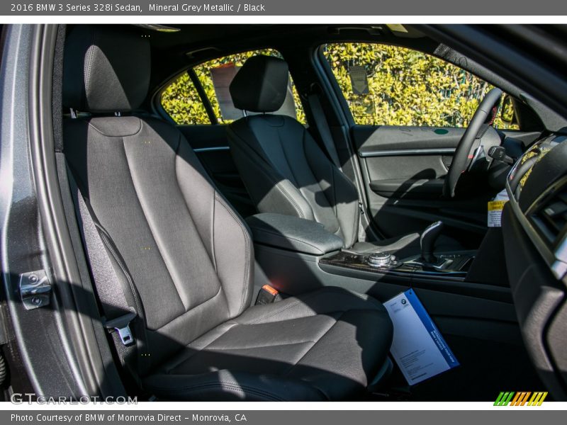 Mineral Grey Metallic / Black 2016 BMW 3 Series 328i Sedan