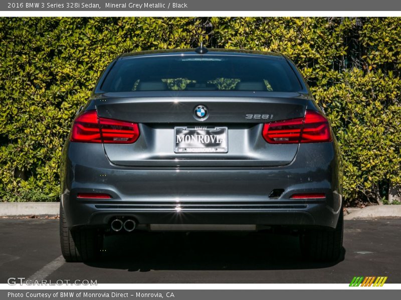 Mineral Grey Metallic / Black 2016 BMW 3 Series 328i Sedan