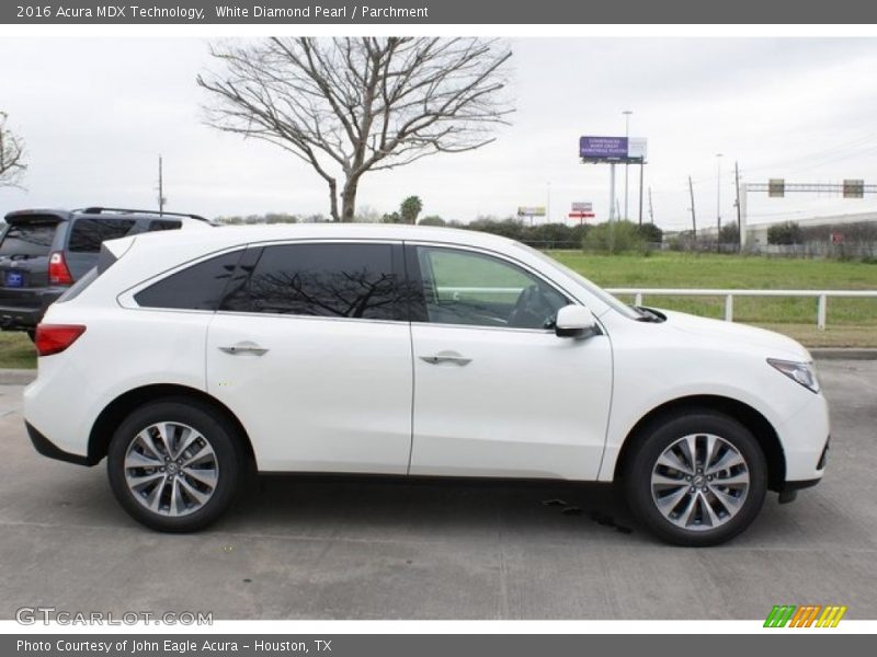 White Diamond Pearl / Parchment 2016 Acura MDX Technology