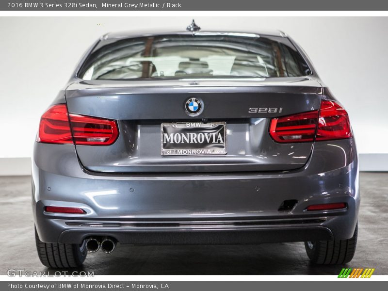 Mineral Grey Metallic / Black 2016 BMW 3 Series 328i Sedan