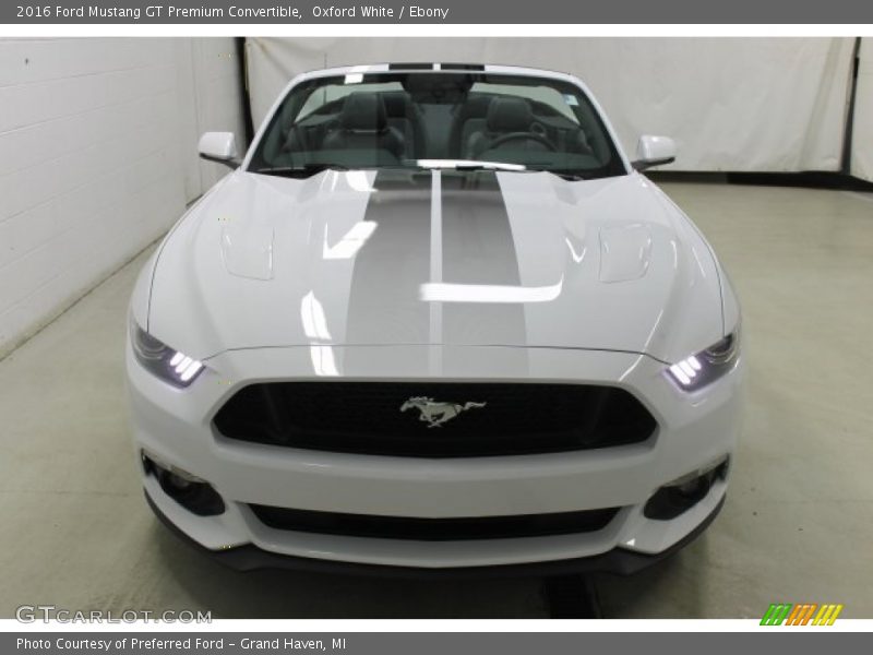 Oxford White / Ebony 2016 Ford Mustang GT Premium Convertible