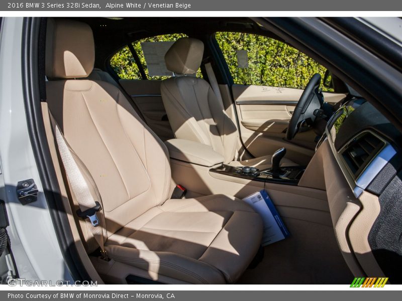 Alpine White / Venetian Beige 2016 BMW 3 Series 328i Sedan