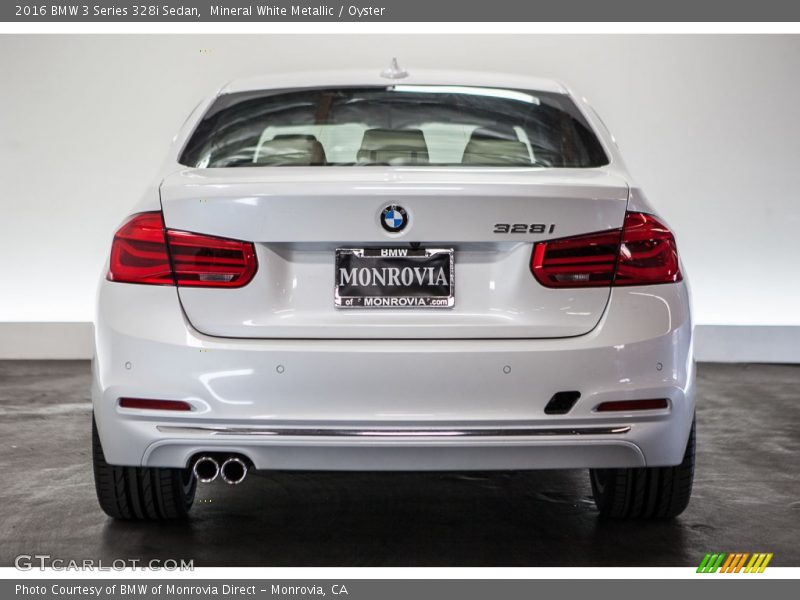 Mineral White Metallic / Oyster 2016 BMW 3 Series 328i Sedan