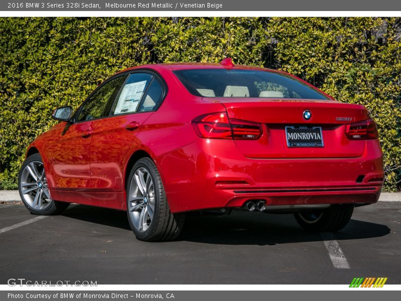 Melbourne Red Metallic / Venetian Beige 2016 BMW 3 Series 328i Sedan