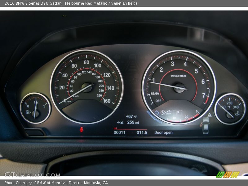Melbourne Red Metallic / Venetian Beige 2016 BMW 3 Series 328i Sedan