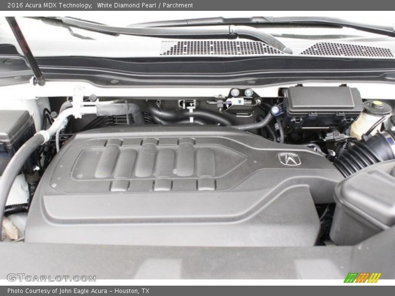 White Diamond Pearl / Parchment 2016 Acura MDX Technology