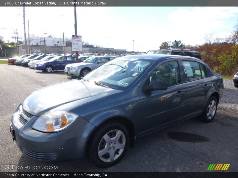 Blue Granite Metallic / Gray 2005 Chevrolet Cobalt Sedan