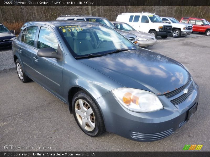 Blue Granite Metallic / Gray 2005 Chevrolet Cobalt Sedan